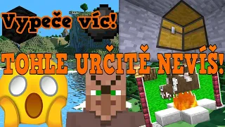 TOP 15+ VĚCÍ, KTERÉ URČITĚ NEVÍTE O MINECRAFTU! (Všechny stoprocentně neznáte)