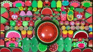 Festival of WaterMelon !! Mixing Random Things Into Slime !! Satisfying Slime Smoothie #824