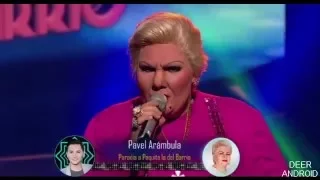 Pavel Arámbula imita a Paquita la de Barrio en Final de Parodiando Noches de Traje.