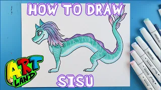 How to Draw SISU from RAYA AND THE LAST DRAGON!!!