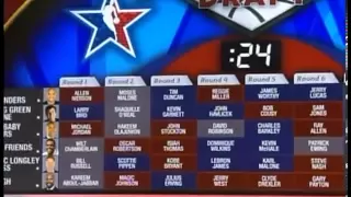 NBA greatest players of all time draft