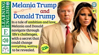 learn English through story level 3 🍁 Melania Trump and Donald Trump | WooEnglish