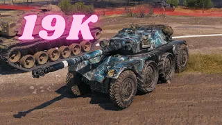 Panhard EBR 105 - 19K Spot Damage  World of Tanks