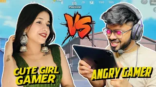 Cute Girl Vs Angry 💢 Gamer | Sniper Battle • Android Gamer - BGMI