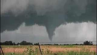 Tornadoes near Alta Vista, KS (4K) - August 15, 2019