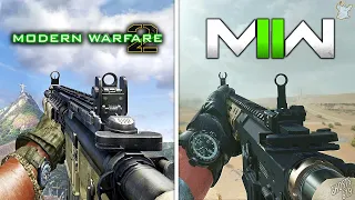 MWII vs MW2! (Gun Comparison)