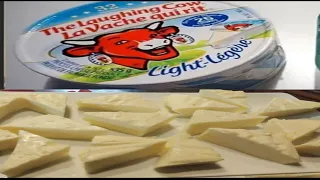 How to make LAUGHING COW CREAM CHEESE ( LA VACHE QUI RIT )( homemade light creamy cheese )