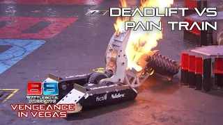 HE'S TAKING THE BOT FOR A RIDE! | Pain Train vs Deadlift | BattleBots