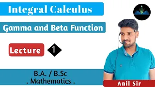 Gamma Function | Gamma and Beta Fuction| lect -1 | Calculus | B.Sc 1st Year | iSTUDY Online