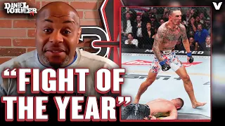 Daniel Cormier calls Max Holloway’s UFC 300 KO of Justin Gaethje FIGHT OF THE YEAR