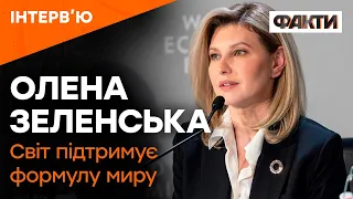 ОЛЕНА ЗЕЛЕНСЬКА - ЕКСКЛЮЗИВНЕ інтерв'ю з ДАВОСУ