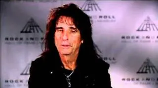 Alice Cooper on early stage shows Inductions 2011