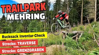 Bike Rucksack Inventar-Check | Trailpark Mehring Trailcheck 2020 - Traverse & Grenzgraben | Leo Kast