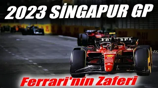 ÖZET I 2023 Singapur GP I ''Ferrarinin Zaferi'' I Formula 1 I Serhan Acar Anlatımı  #f1 #highlights