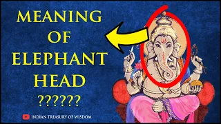 Meaning of Ganesha's Elephant Head (Hindi) | भगवान गणेश के हाथी के सिर का अर्थ |