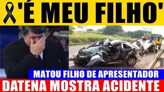 ELE M0RREU! Datena CHORA ao anunciar perda de FILHO de jornalista em AClDENTE de CARRO