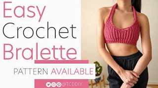 EASY Crochet Bralette | Pattern & Tutorial DIY