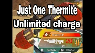 Rampage Unlimited Charge Up Trick With One Thermite .😱Apex Legends season 11