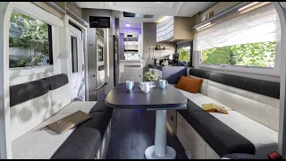 Unimaginable space:the folddown bed motorhome Challenger 250 StartEdition 2021 Ford.Caravan Salon 20