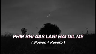 Phir Bhi Aas Lagi Hai Dil Me | ( Slowed + Reverb ) | Lofi is Love