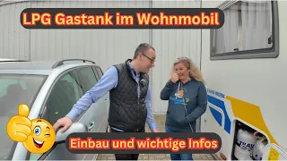 LPG Gastank im Wohnmobil | Einbau und wichtige Infos