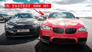 1000BHP BMW M5 vs 720BHP BMW M4 *ROLL RACE*