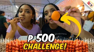 Php500 Filipino Street Food Challenge in Manila, Philippines! Is It Possible? | Sol&LunaTV Vlog