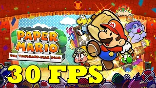 Paper Mario The Thousand Year Door Only 30 FPS