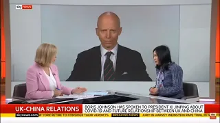 Matthew Henderson discusses UK-China relations on Sky News