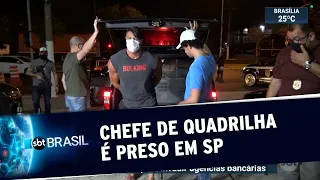 Chefe de quadrilha de roubo a banco é preso em operação do DEIC | SBT Brasil (12/09/20)