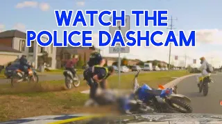 Police Harassed by Dirt Bike Riders