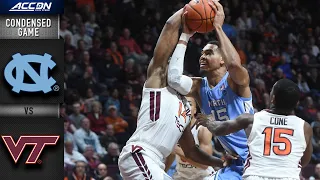 North Carolina vs. Virginia Tech Condensed Game | 2019-20 ACC Men's Basketball