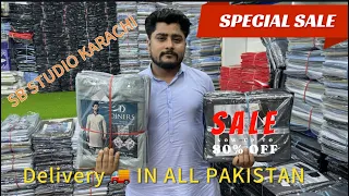 Wholesale Branded Dress Market in Karachi | SB STUDIO  Alkaram Gali Landhi Shopping