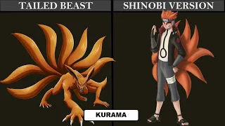 TAILED BEAST JINCHUURIKI IN THEIR SHINOBI VERSION | NARUTO TAILED BEAST | JINCHIIRIKI TAILED BEAST