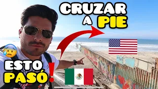 INTENTO CRUZAR la FRONTERA MÉXICO ESTADOS UNIDOS A PIE - NO SALIO NADA BIEN