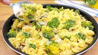 The tastiest and easiest pasta recipe with broccoli! Delicious dinner! +2 broccoli recipes