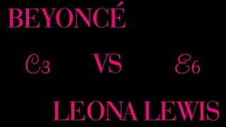 (HD) Beyoncé VS Leona Lewis: Vocal Battle Studio (C3-E6)