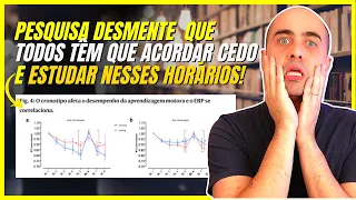 Descobrindo isso você vai saber melhor horário de acordar e estudar melhor!