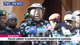 [WATCH] Police Arrest Suspected Armed Bandits, Other Criminals In Zamfara