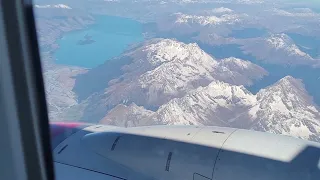 Flying toward Queenstown NZ