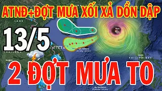 Dự báo thời tiết hôm nay và ngày mai 13/5/2024 | Dự báo thời tiết trong 3 ngày tới