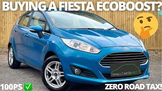 Should you Buy a Used 2013 Ford Fiesta 1.0 EcoBoost 100bhp? Candy Blue For Sale by Small Cars Direct