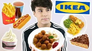 i only ate FOODS FROM IKEA for 24 hours