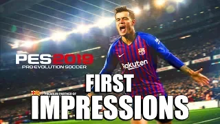 PES 2019 Demo First Impressions