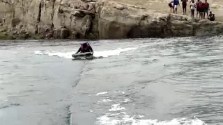 Pong dam water surfing