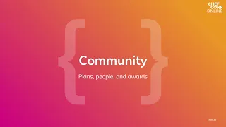 ChefConf Online Community Keynote (June 2020)