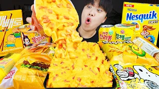 ASMR MUKBANG convenience store store, FIRE Noodle, HOT DOG, GIMBAP, Tteokbokki EATING SOUND !