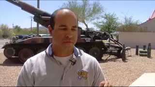 M777 155mm howitzer test at Yuma Proving Ground