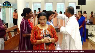 Adoration Mass Novena (Day 3) | 08-08-2022 | Stella Maris Church, Kalmady, Udupi