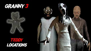 Granny 3 Teddy All locations | Make Joke Horror Game